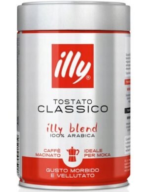 Illy Espresso Classico Ground Coffee 250g