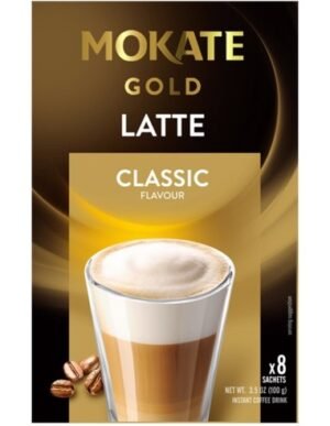 Mokate Gold Latte Classic Flavour Instant Coffee Drink 8x12.5g