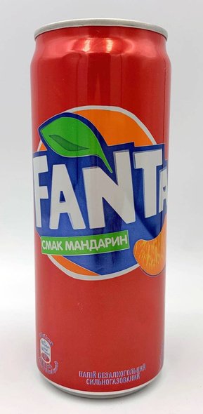 Fanta Mandarin 330 ml CAN SLEEK (12) origin UKR