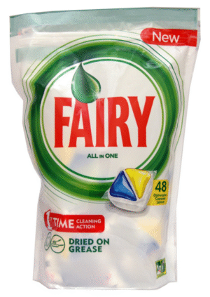 Fairy All In One 48 Dishwasher Capsules Lemon 675 g